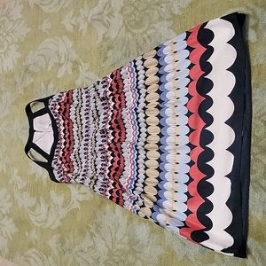 Ann Taylor Loft Geometric Pattern Dress